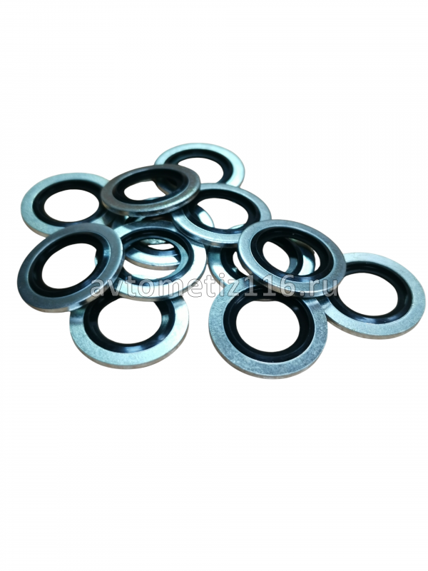 Шайба D14 (ЖЕЛЕЗНАЯ с резинкой)